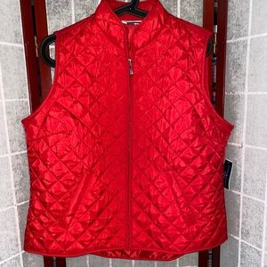 Red Sport Vest by Karen Scott